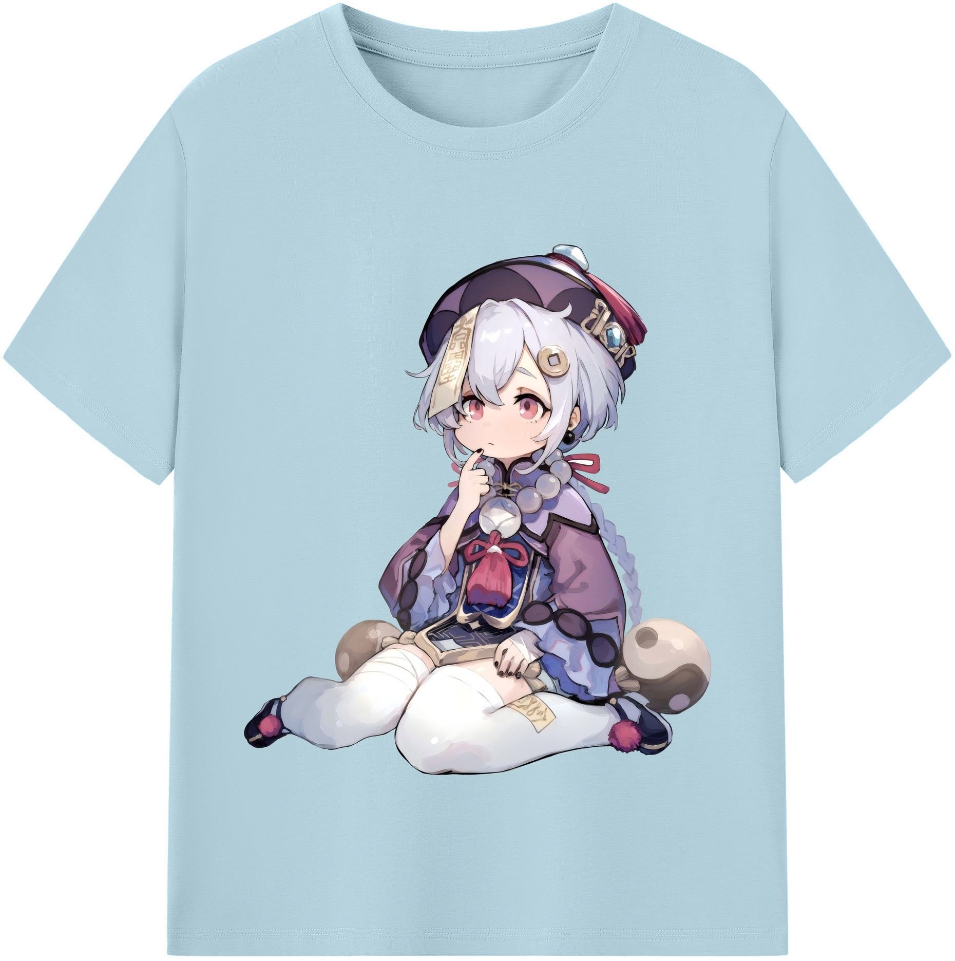 げんし神 七七 なな  genshin Nana 綿100％半袖Tシャツ（フロントプリント）